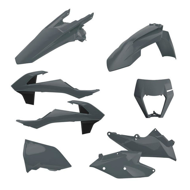 Kit Plastique Polisport gris nardo KTM EXC/EXCF (17-19)