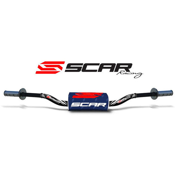 Guidon SCAR O² RC sans barre High noir/bleu