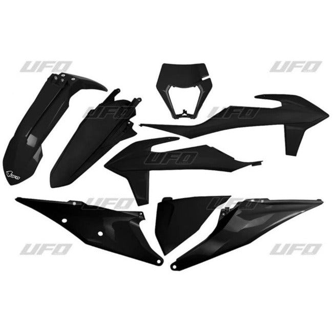 Kit Plastique UFO Noir KTM EXC/EXCF (20-21)