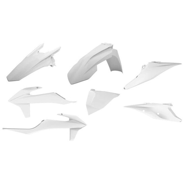 Kit Plastique Polisport blanc KTM EXC/EXCF (20-21)