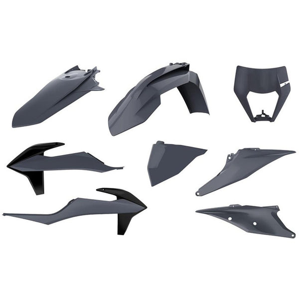 Kit Plastique Polisport gris nardo KTM EXC/EXCF (20-21)