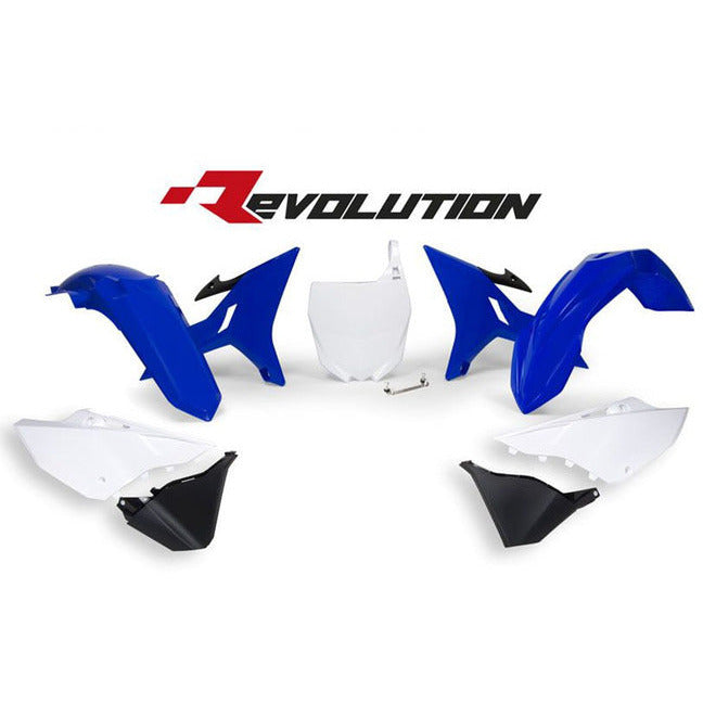 Kit Plastique Racetech Bleu/Blanc YZ125/250 (02-21)