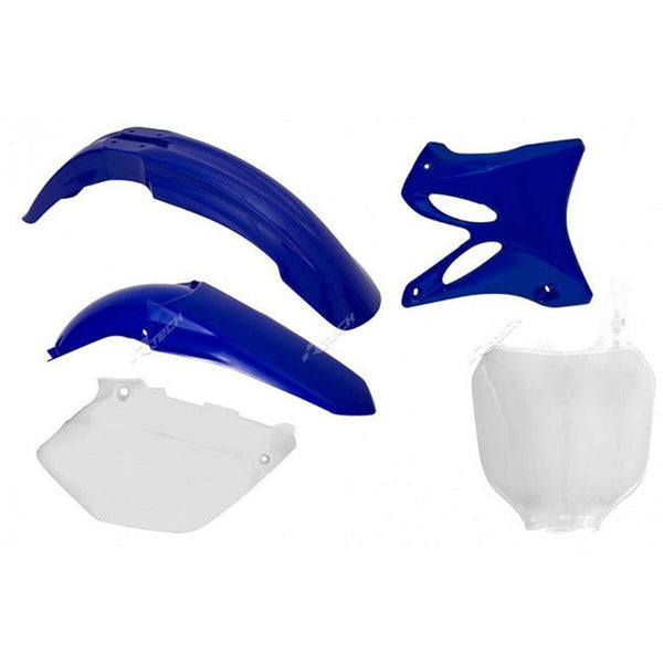 Kit Plastique Racetech Bleu/Blanc YZ125/250 (02-05)